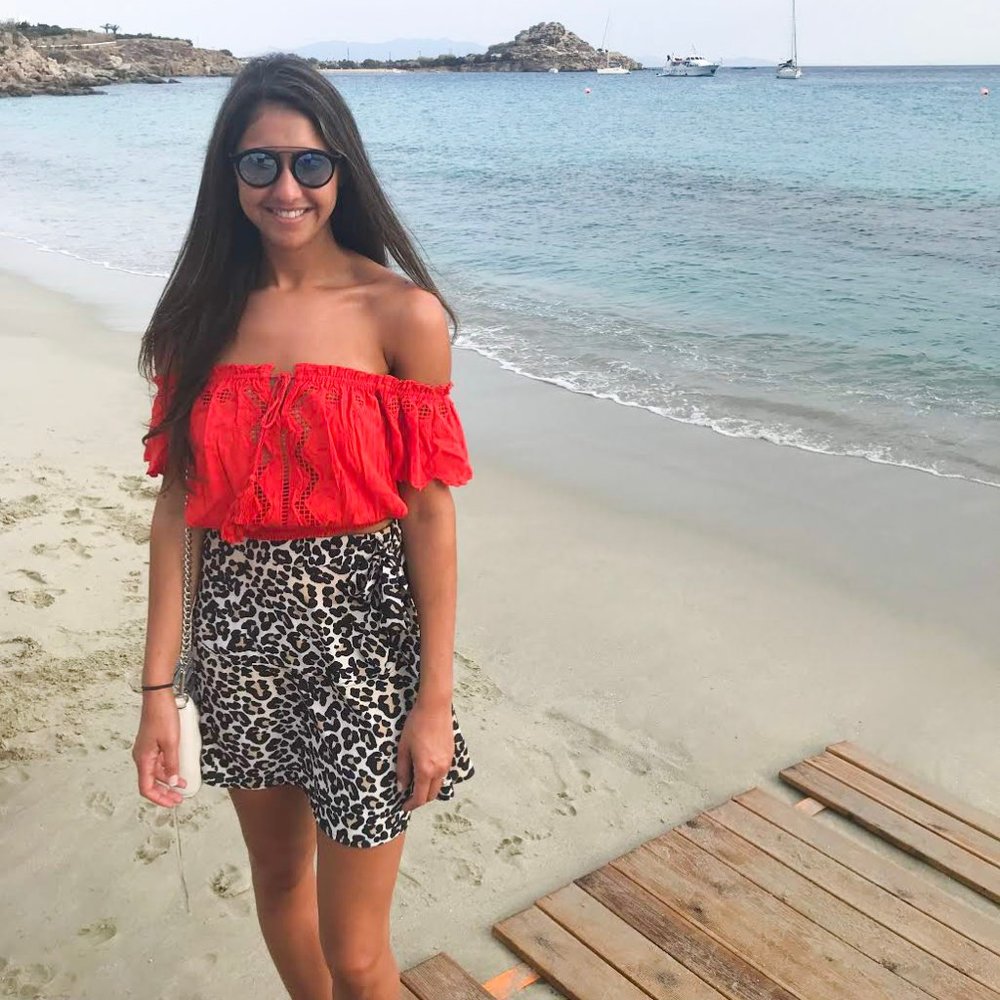 Topshop Leopard Skirt